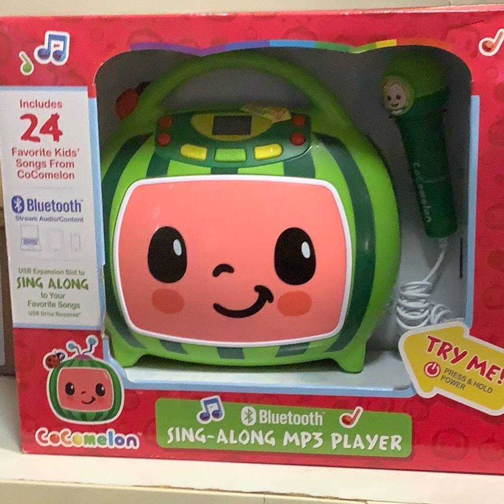 New Cocomelon Bluetooth sing along MP3 player with 24 Cocomelon Songs💝